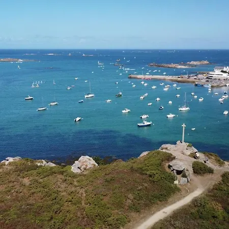 Ile Wrach - Duplex De Luxe Avec Magnifique Vue Apartamento Landéda